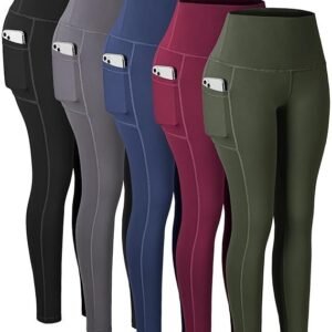 CHRLEISURE Workout Leggings for Women - High Waisted Leggings with Scrunch Butt, Push Up, V Shape Waist Leggings