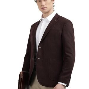 Tommy Hilfiger Mens Brown Color Blazer Regular