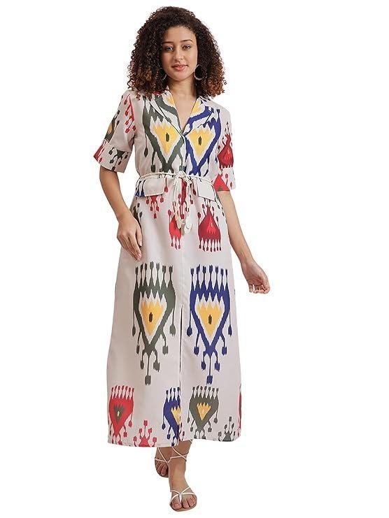 ATHENA LIFESTYLE Multi Abstract Dress