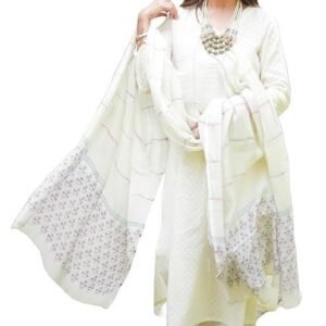 ANNI DESIGNER Women's Rayon Blend Printed Straight Kurta with Pant & Dupatta