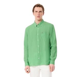 Lacoste Regular Fit Linen Shirt