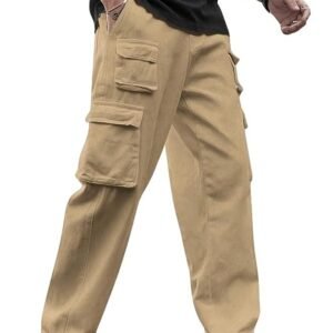 Lymio Men's Regular Fit Low Rise Cargo || Cotton Cargo Pants