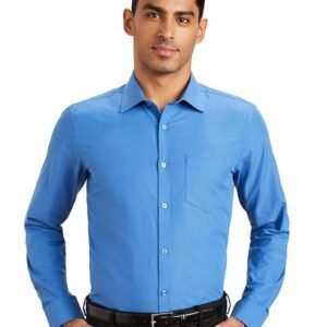 Symbol Men's Cotton Rich Formal Shirt | Plain | Full Sleeve - Regular Fit