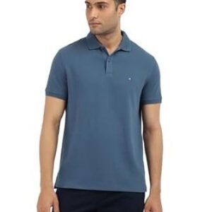 Tommy Hilfiger Men's Cotton Solid Regular Fit Polo