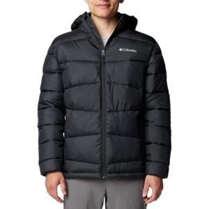 Columbia Men Omni-Heat Reflective Fivemile Butte II Hooded Hiking and Trekking Down Jacket